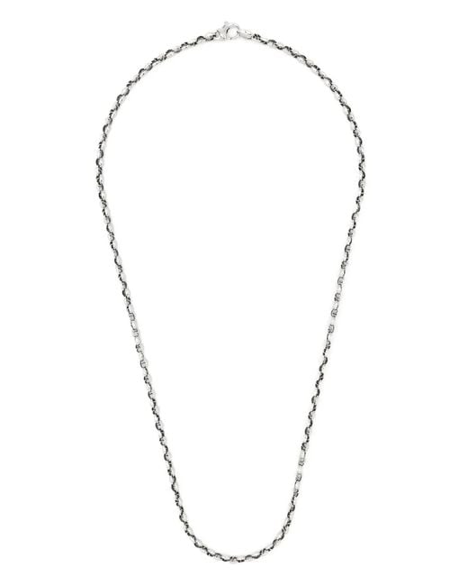 Stephen Webster Blue Sterling Medium Classic Link Necklace for men