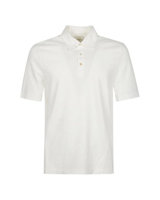 Ballantyne White Short-Sleeved Polo Shirt for men