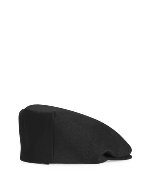 Dolce & Gabbana Black Twill Flat Cap