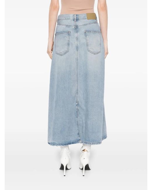 JNBY Blue Panelled Skirt