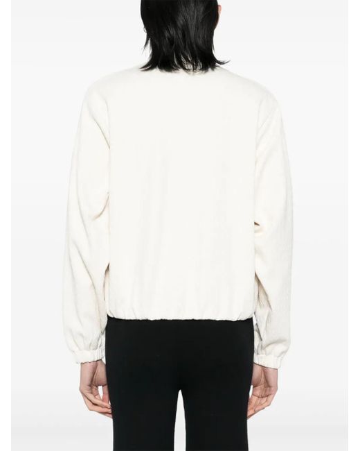 The Upside White Bow N Arrow Valley Zip Jacket
