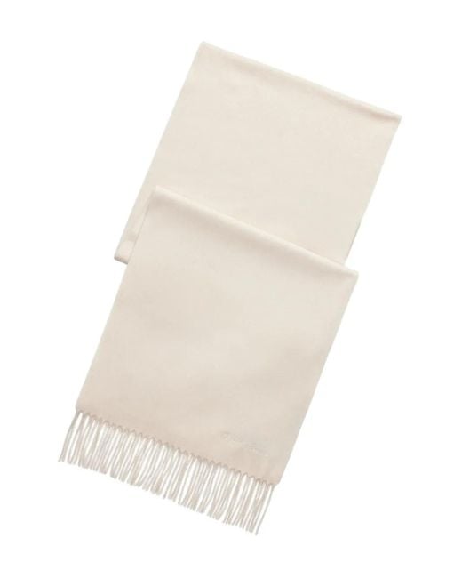Écharpe En Cachemire À Franges Ralph Lauren pour homme en coloris White