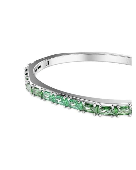 Swarovski White Matrix Octogon-Shape Bangle