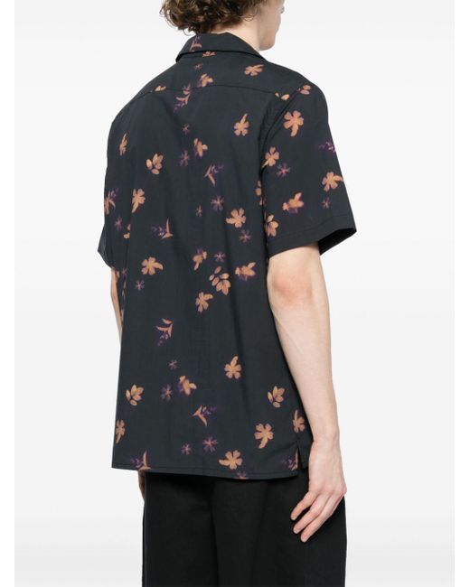 Camisa con estampado floral PS by Paul Smith de hombre de color Black