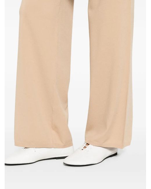 Kangra White Straight-Leg Trousers