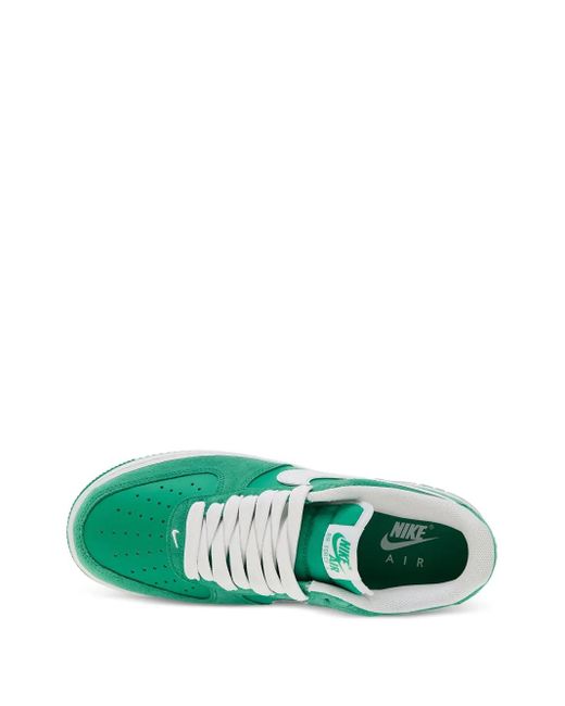 Nike Green Air Force 1 Suede Sneakers for men
