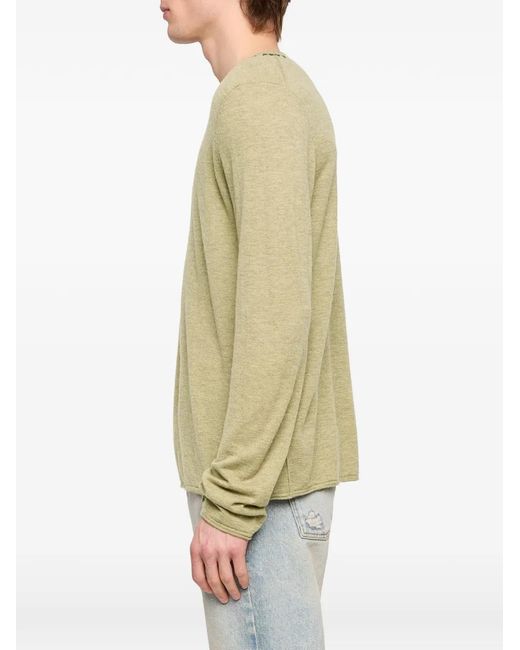 Zadig & Voltaire Natural Teiss Cashmere Sweater for men