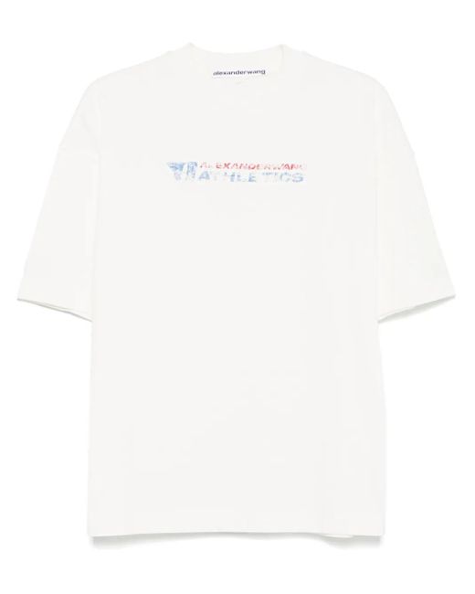 Alexander Wang ロゴ Tシャツ White