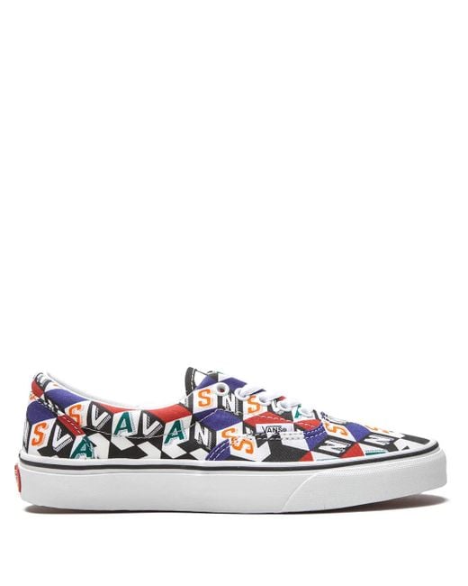 Vans White Era "Checker Cube" Sneakers