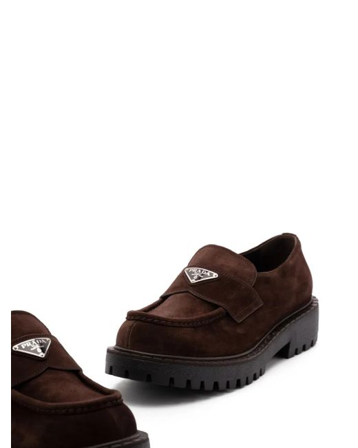 Prada Brown Loafers for men