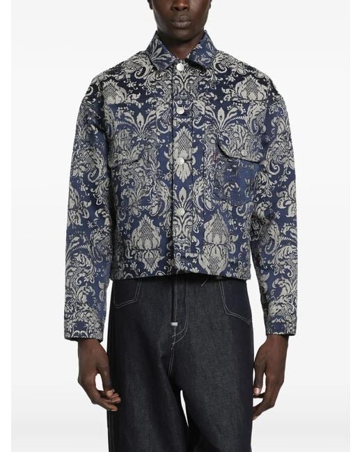 Junya Watanabe Cropped Jack in het Blue voor heren