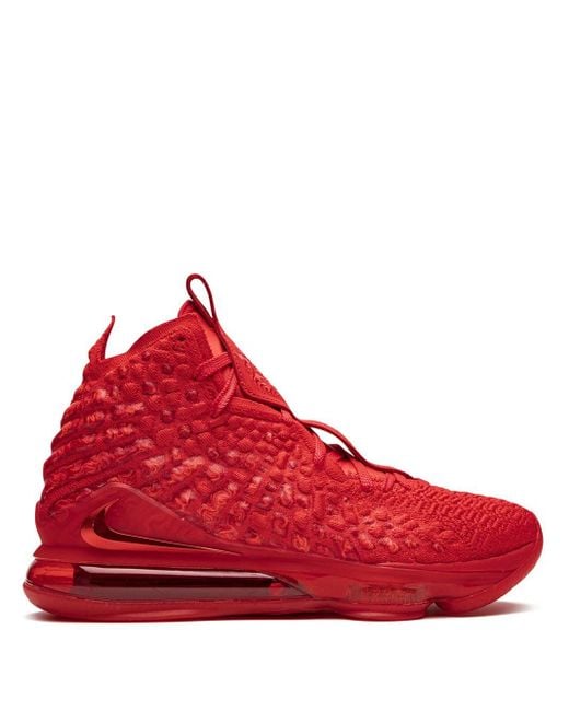 Zapatillas LeBron 17 Nike de hombre de color Rojo | Lyst