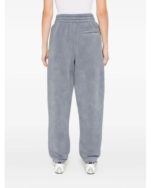 Alexander Wang Gray Jogginghose mit Logo-Stickerei