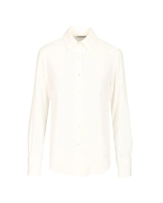 Al Duca D'aosta White Crepe-Texture Shirt