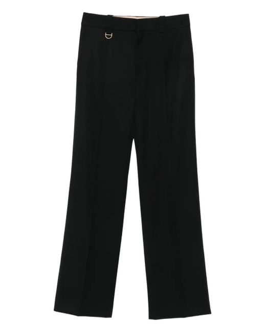 Chloé Black Ring-Detail Trousers