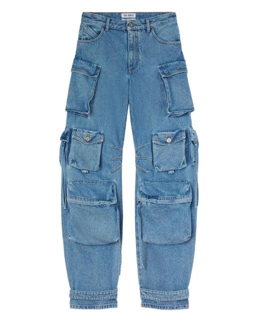The Attico Blue Fern Jeans