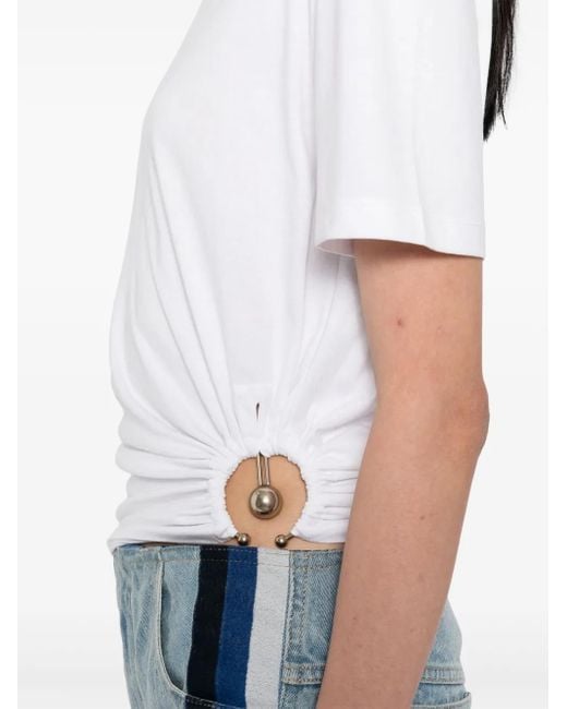 Christopher Esber White Orbit T-Shirt