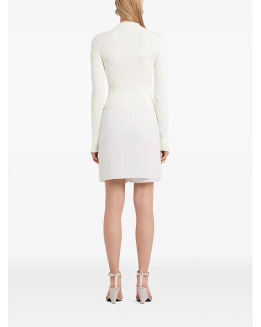 Pull Solar Courreges en coloris White