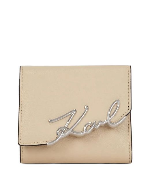 Karl Lagerfeld Natural K/Signature Portemonnaie