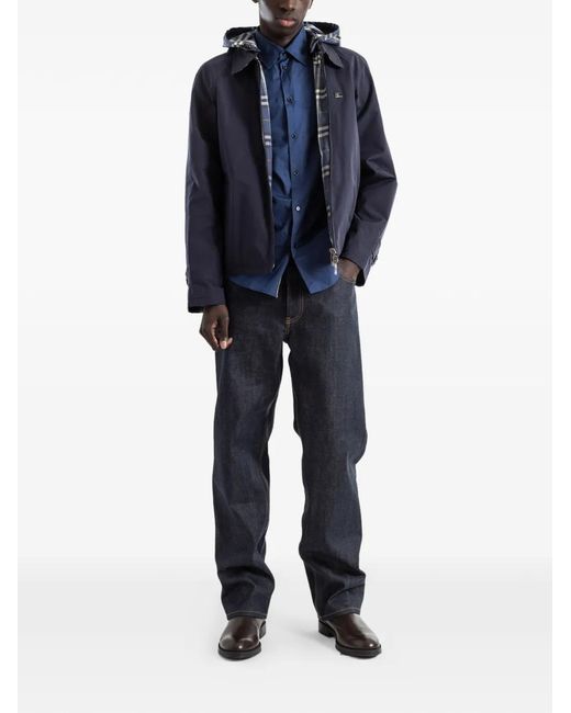 Burberry Blue Hodson Reversible Jacket for men