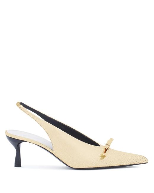 Lanvin Pumps Met Strikdetail in het Natural