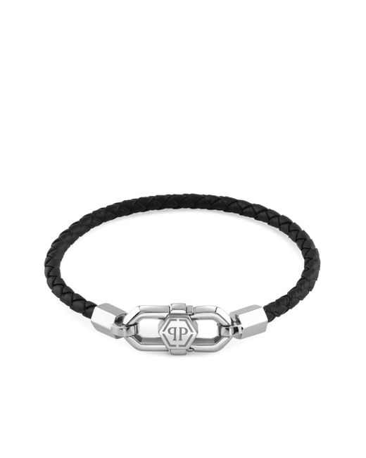 Bracciale Intrecciato di Philipp Plein in Metallic da Uomo