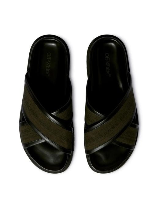 Off-White c/o Virgil Abloh Chicago Sandalen in het Black voor heren