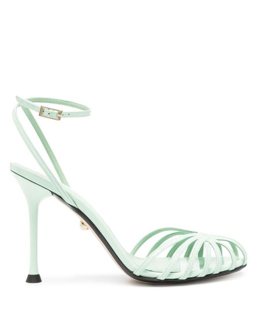 ALEVI Metallic Ally 95mm Patent-leather Sandals