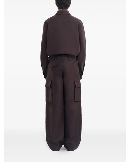 Marni Blue Cotton Cargo Pants for men