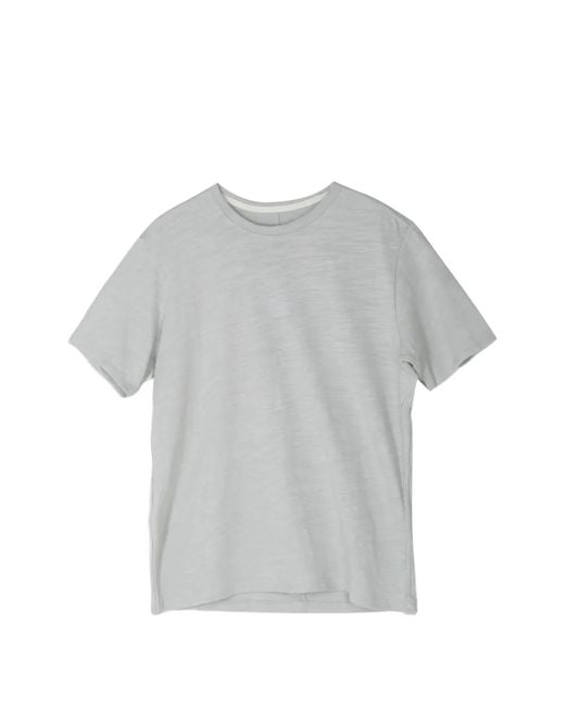 Rag & Bone Gray T-Shirt Classic Flame À Encolure Ronde for men