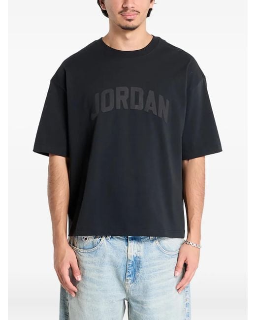 Nike Black Flight Essentials Logo-Print T-Shirt for men