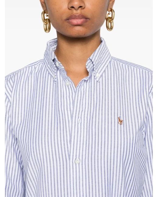 Polo Ralph Lauren White Polo Pony-Embroidered Shirt