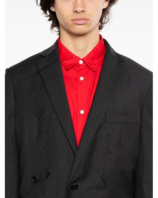 CROQUIS Black Single-Breasted Blazer for men