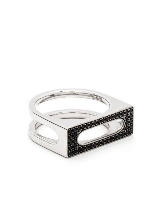 Tom Wood White Cage Single Ring