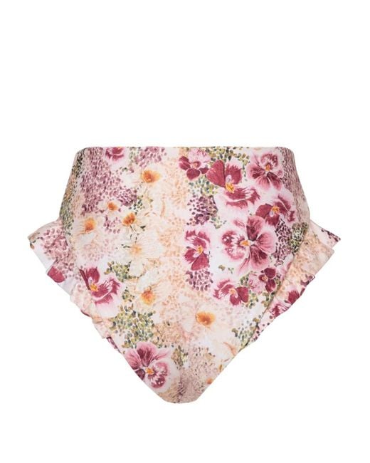 Agua Bendita Pink Jengibre Florecer Bikini Bottoms