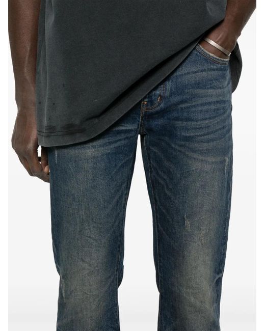 Purple Brand Blue Flared Jeans for men