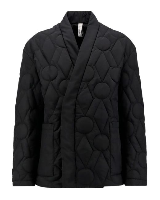 Plumífero con botones Hevò de hombre de color Black