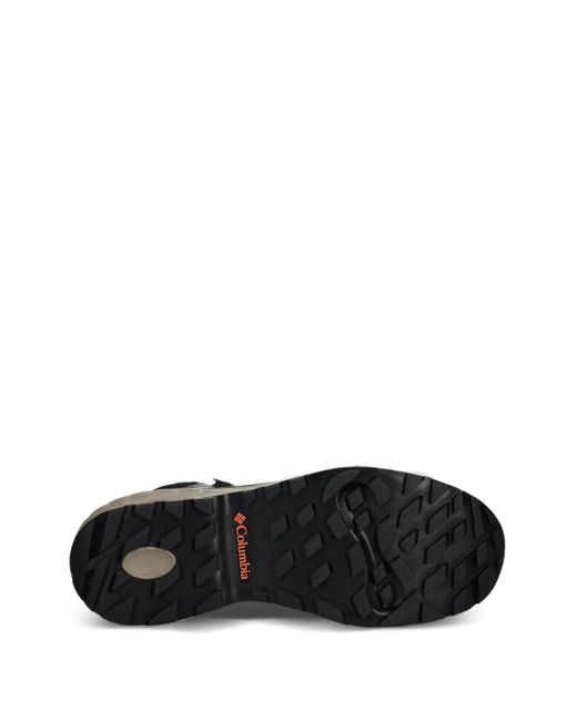 Columbia Brown Newton Wander Logo-Embossed Boots for men
