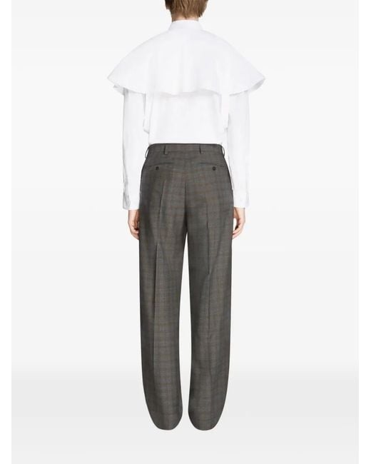 Dries Van Noten White Cotton Shirt With Tie for men