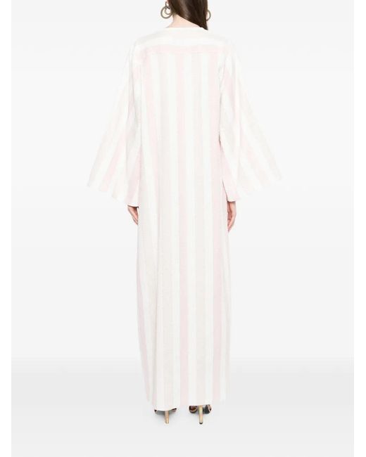 Bambah White Moza Maxi Dress