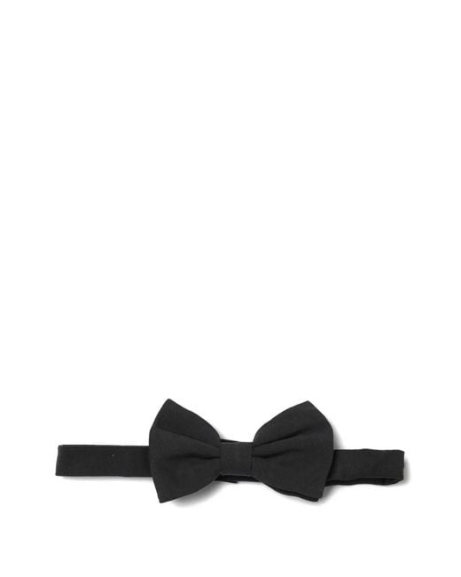 Corneliani Black Silk Bow Tie for men