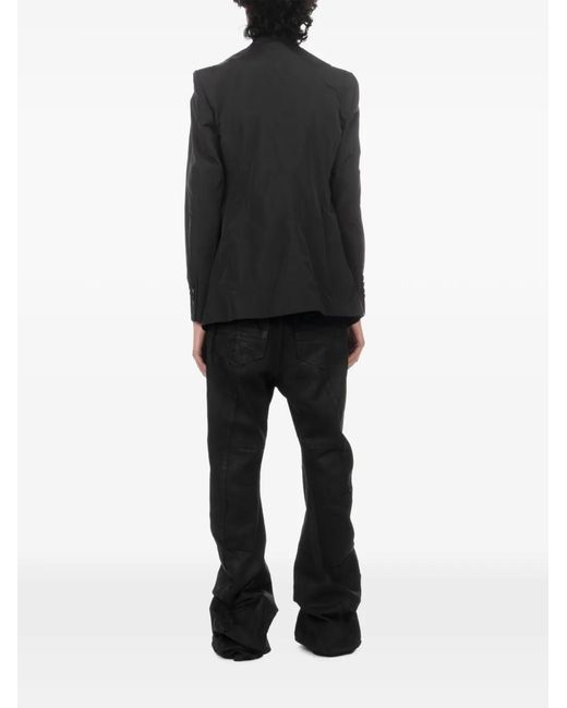 Julius Black Layered Tailored Single-Breasted Coat for men