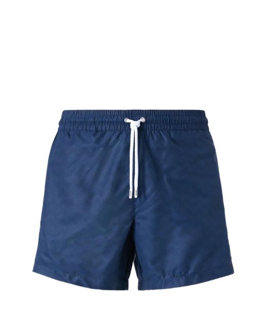 Missoni Blue Drawstring Pattern Swim Shorts for men