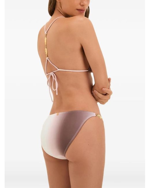 ViX White Elsie T Back Gradient-Effect Bikini Top