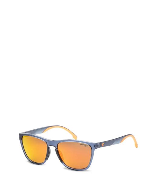 Carrera Blue Logo-Plaque Square-Frame Sunglasses for men
