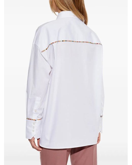 Paul Smith White Cotton Shirt