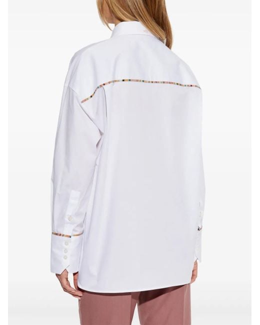 Paul Smith White Cotton Shirt