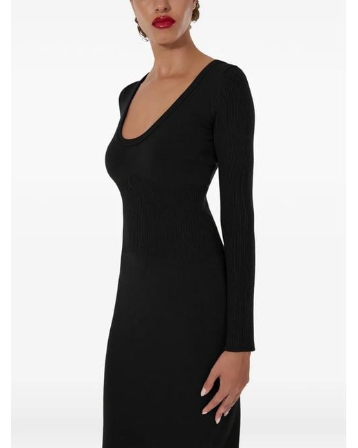 Wolford Black Long-Sleeve Luxe Merino Dress