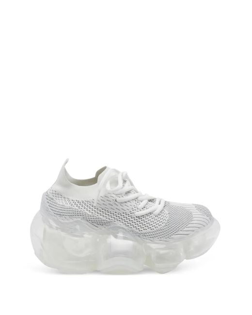 grounds White Moopie Laces Sneakers