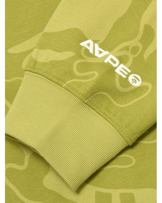 Aape By A Bathing Ape Hoodie Met Abstracte Print in het Green voor heren